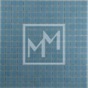 Mosaique bleu gris lisse 20*20 mm