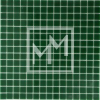 Mosaique vert foncé lisse 20*20 mm